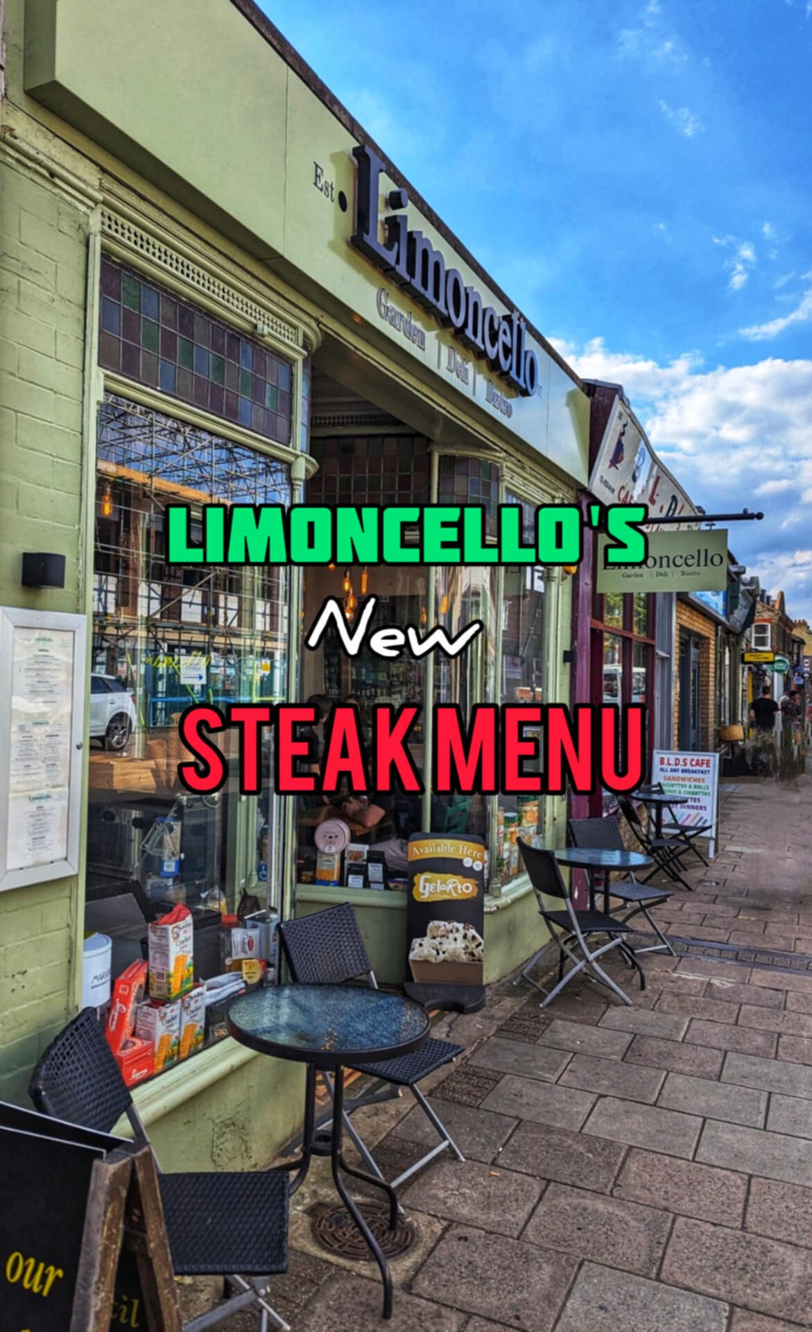 New Steak Menu @ Limoncello