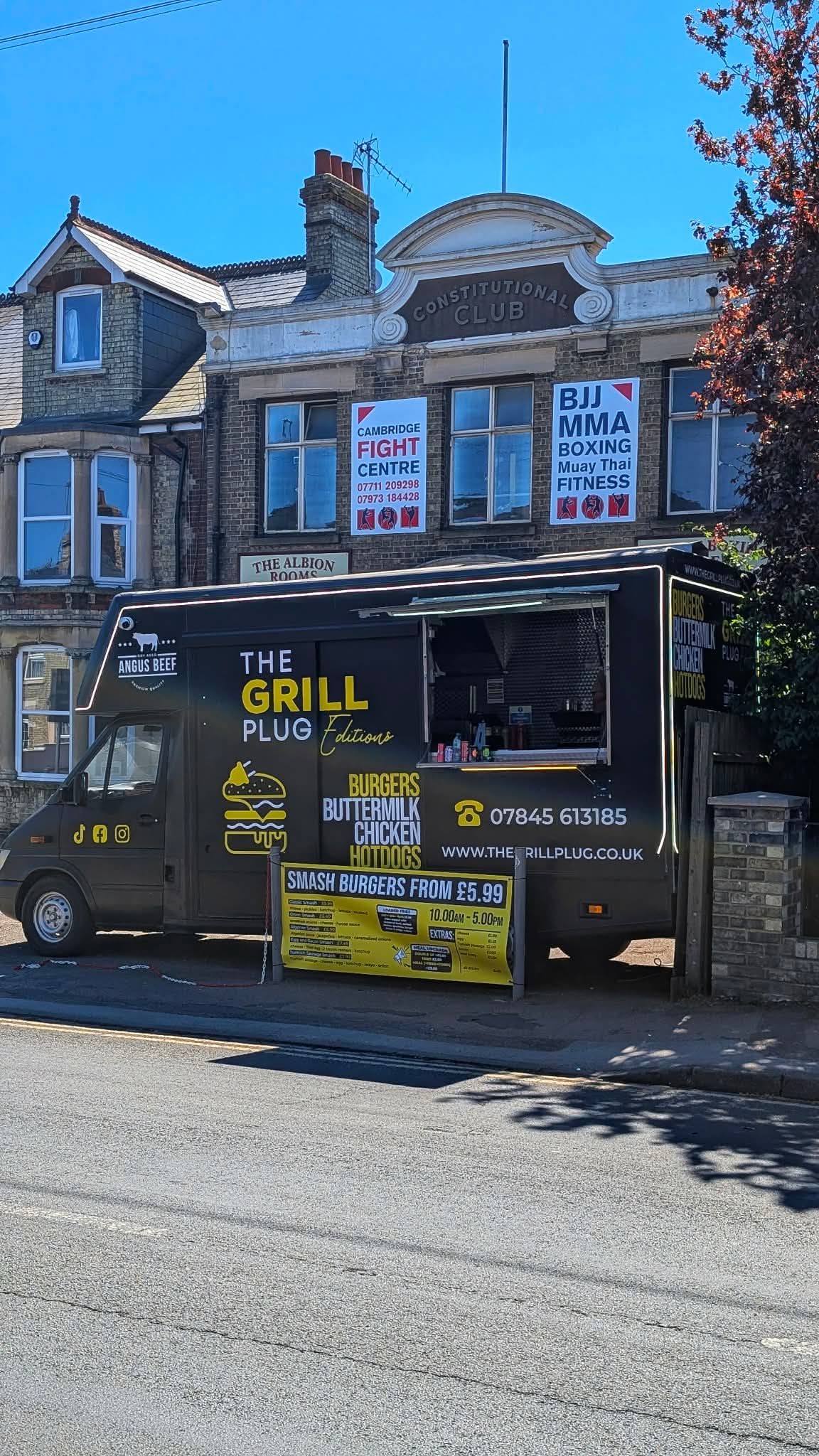 Grill Plug Food Van on Cherry Hinton Road